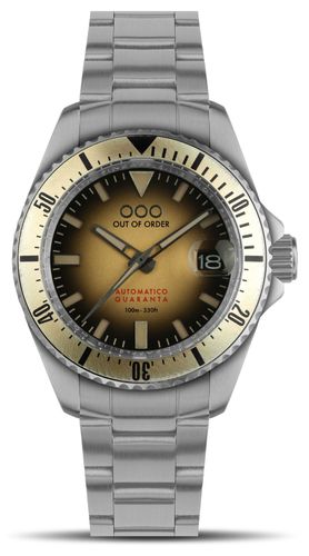 SAND AUTOMATICO QUARANTA (40mm) Sunburnt Sand Watch - Out Of Order - Modalova