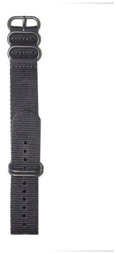 Men's 22mm Black Ballistic Nylon Gunmetal Watch - Elliot Brown - Modalova