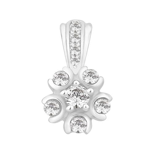 Six Stone Cluster Pendant (0.50ct) P3663 Jewellery - Perfection Crystals - Modalova