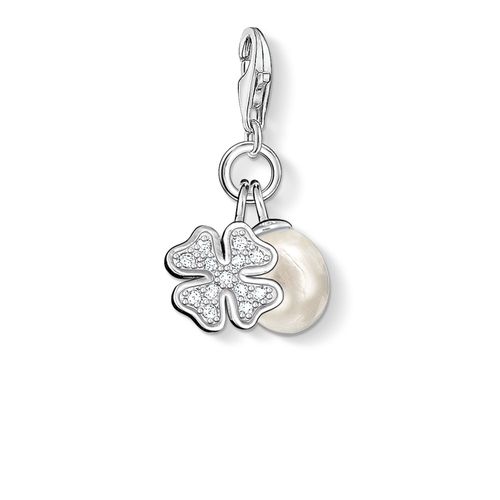 Cloverleaf Charm White 925 Sterling Silver/ Jewellery - Thomas Sabo - Modalova