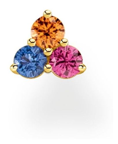 K Yellow Gold Plated Colourful Stones Single Jewellery - Thomas Sabo - Modalova