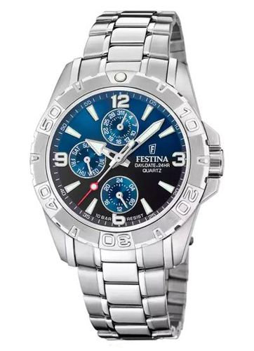 Men's Multifunction (40mm) Dial / Stainless Watch - Festina - Modalova