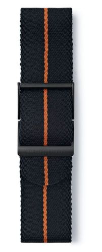 Webbing Orange Stripe Standard Length Watch - Elliot Brown - Modalova