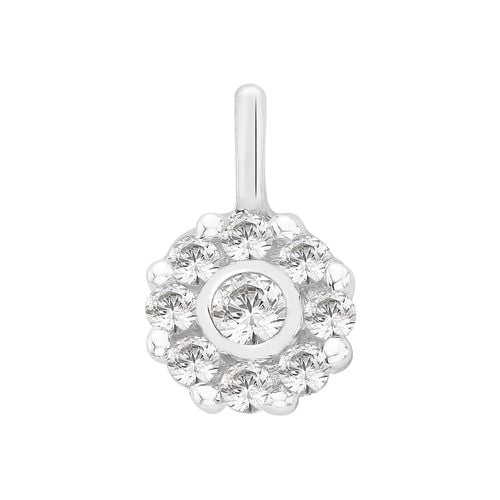 Nine Stone Cluster Pendant (0.30ct) Jewellery - Perfection Crystals - Modalova