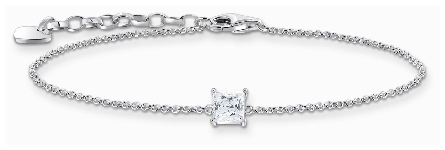 Women's Square Zirconia Bracelet Jewellery - Thomas Sabo - Modalova