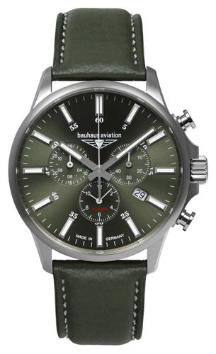 Aviation Titanium Quartz Chronograph (42mm) Dark Watch - Bauhaus - Modalova