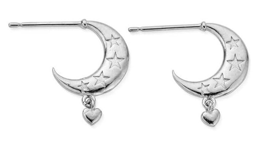 Love By The Moon Huggie Hoop Earrings Jewellery - ChloBo - Modalova