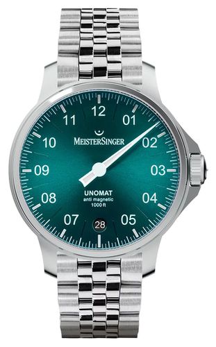 Unomat Sunburst Medium Stainless Steel Watch - MeisterSinger - Modalova