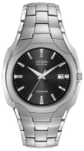 Men's Eco Drive Titanium Bracelet Dial BM7440- Watch - Citizen - Modalova