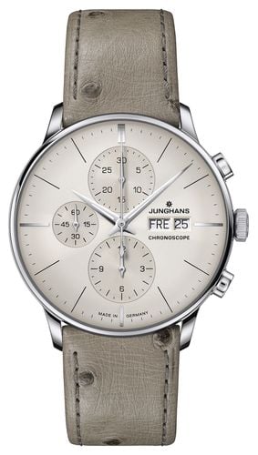 Meister Chronoscope English Date (40.7mm) Light Watch - Junghans - Modalova