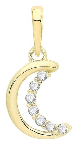 Cubic Zirconia Crescent Moon Jewellery - James Moore TH - Modalova