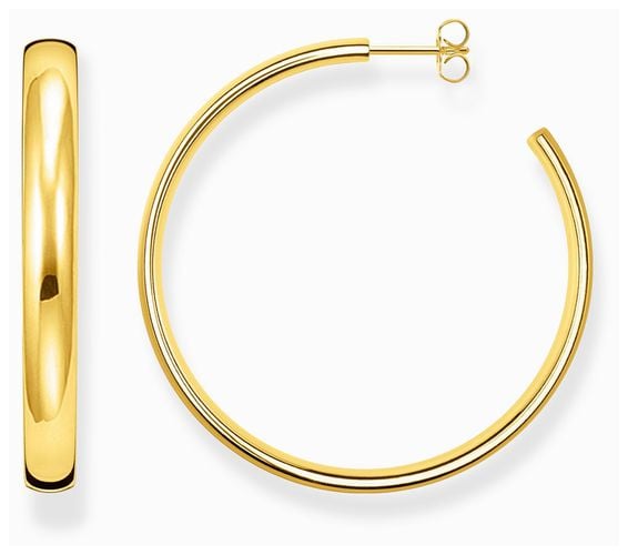 Big Chunky Gold-Plated Sterling Silver Hoop Jewellery - Thomas Sabo - Modalova