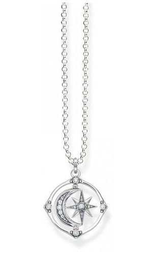 Star And Moon Necklace | KE1985- Jewellery - Thomas Sabo - Modalova