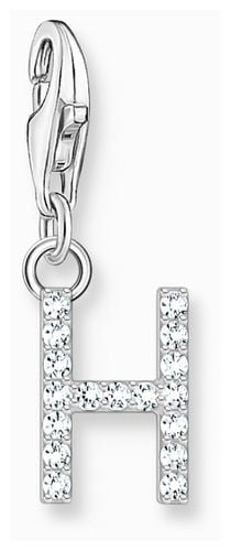 Charm Pendant Letter H With Stones Jewellery - Thomas Sabo - Modalova