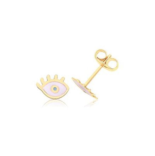 Enamel Evil Eye Stud Earrings Jewellery - James Moore TH - Modalova