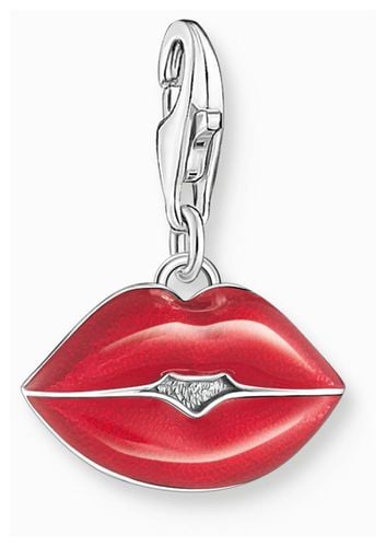 Red Kissable Lips Charm Pendant Jewellery - Thomas Sabo - Modalova