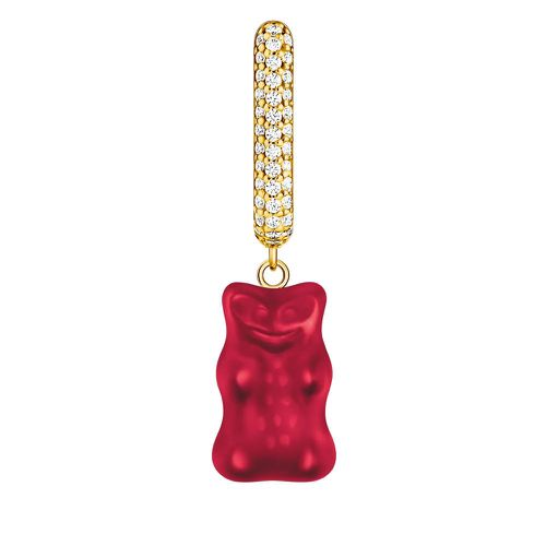 X HARIBO Red Goldbear White Zirconia Set Gold- Jewellery - Thomas Sabo - Modalova