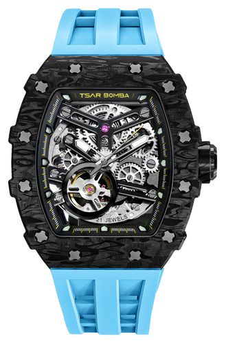 Elemental Series Carbon Fiber Automatic (43.5mm) Watch - TSAR BOMBA - Modalova