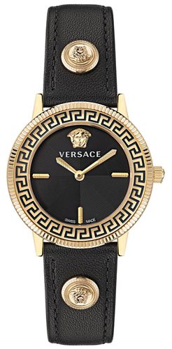 V-TRIBUTE (36mm) Dial / Leather Watch - Versace - Modalova