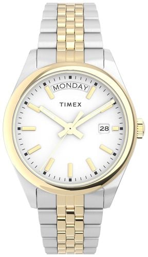 Women's Legacy Dial / Two-Tone Stainless Steel Watch - Timex - Modalova