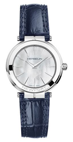 Newport Slim (32mm) Mother-of-Pearl Dial / Watch - Herbelin - Modalova