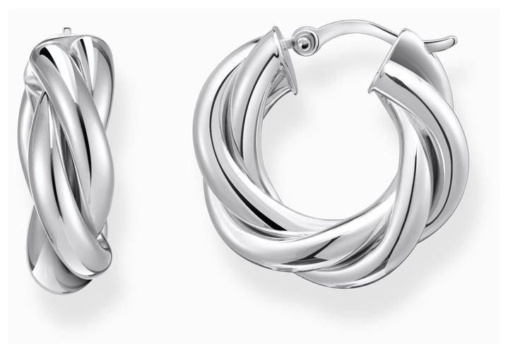 Intertwined Design Hoop Earrings Jewellery - Thomas Sabo - Modalova