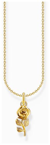 Rose Pendant Gold-Plated Sterling Silver Jewellery - Thomas Sabo - Modalova