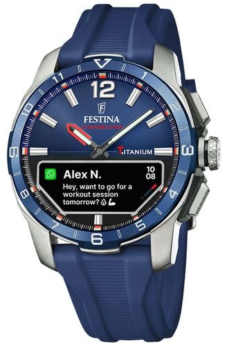 Connected D Hybrid Smartwatch (44mm) Dark Watch - Festina - Modalova