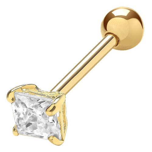 Mm Square Cubic Zirconia Jewellery - James Moore TH - Modalova