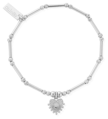 DAINTY MOON CUT SPARKLE GLOWING BEAUTY BRACELET Jewellery - ChloBo - Modalova