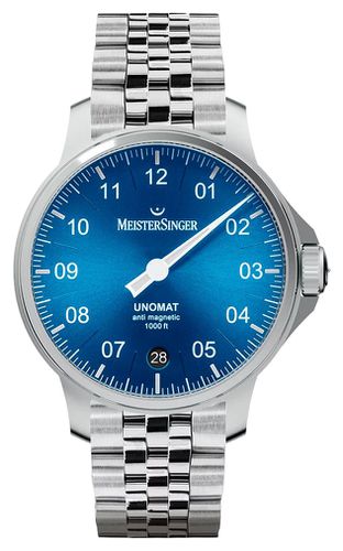 Unomat Sunburst Medium Stainless Steel Watch - MeisterSinger - Modalova