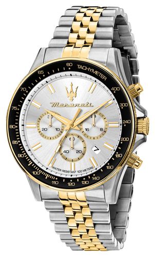 Men's Sfida Sport (44mm) Dial / Two-Tone Watch - Maserati - Modalova