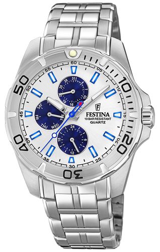 Men's Multi-Function With Steel Bracelet Watch - Festina - Modalova