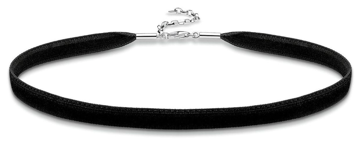 Black Velvet Choker KE1728-331- Jewellery - Thomas Sabo - Modalova