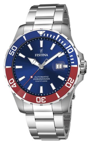 Diver Automatic (44mm) Dial / Stainless Steel Watch - Festina - Modalova