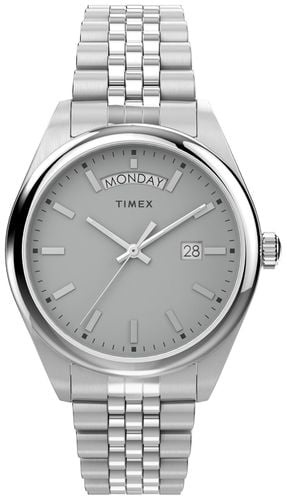 Men's Legacy (41mm) Dial / Stainless Steel Watch - Timex - Modalova