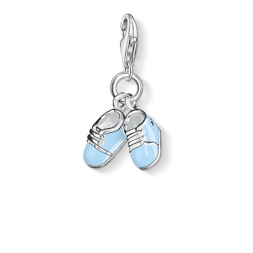 Bootee Charm Blue 925 Sterling Silver Cold Jewellery - Thomas Sabo - Modalova