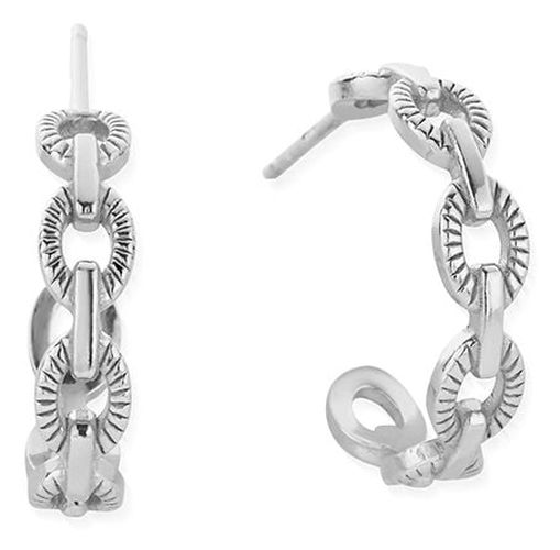 Figaro Chain Huggie Hoop Earrings Jewellery - ChloBo - Modalova