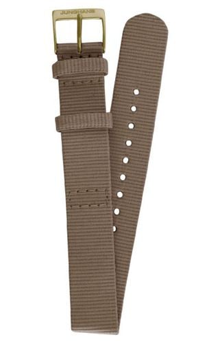 Strap Only Textile Strap Hazelnut Made From Watch - Junghans - Modalova