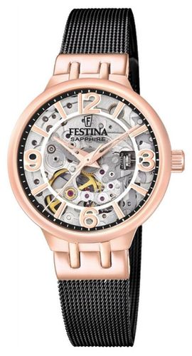 Ladies Rose Gold/-Plated Auto W/ Watch - Festina - Modalova