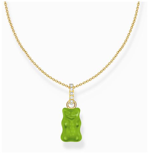 X HARIBO Green Goldbear Pendant Gold-Plated Jewellery - Thomas Sabo - Modalova