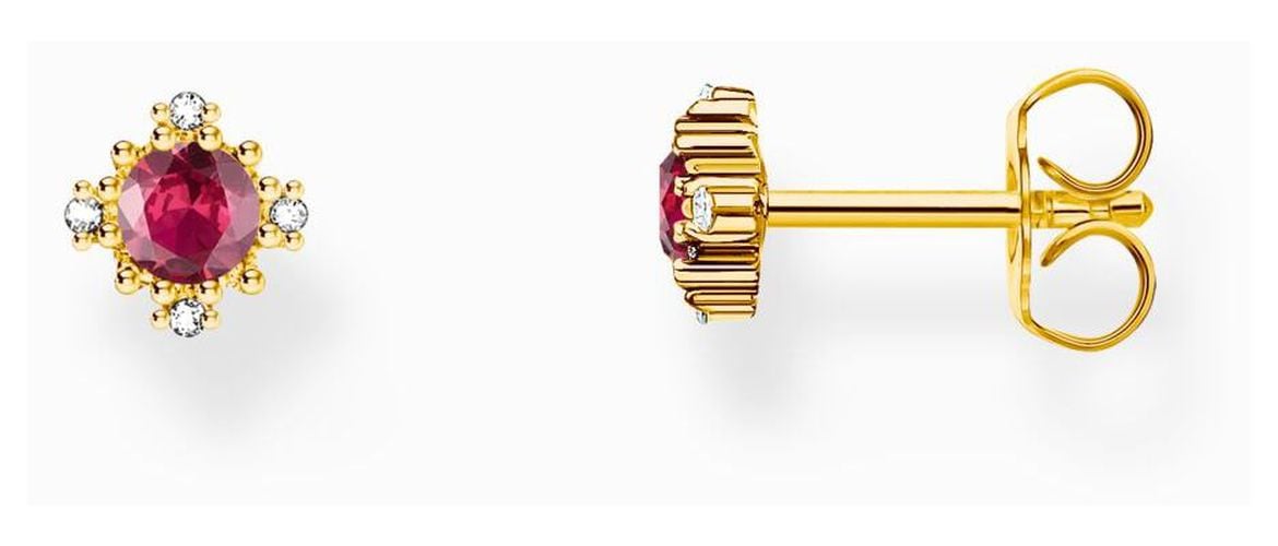 Vintage-Style Red Lab-Grown Sapphire Gold-Plated Jewellery - Thomas Sabo - Modalova