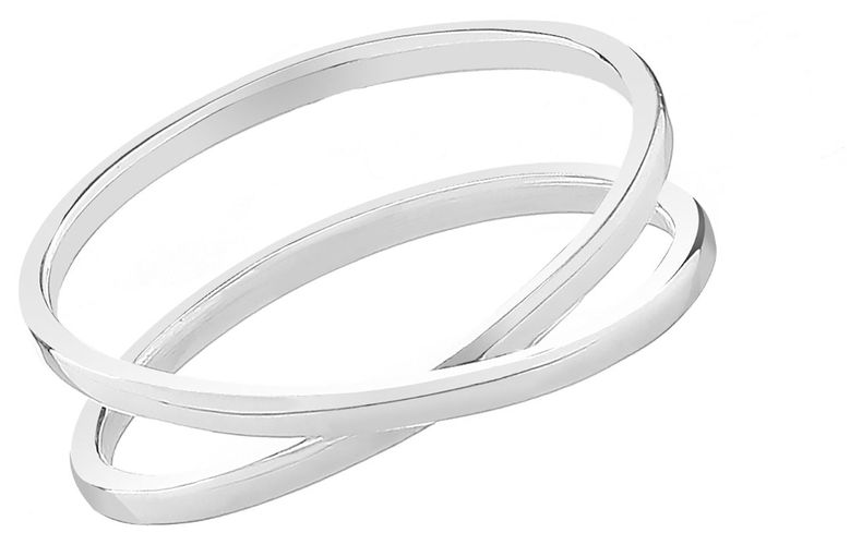 Ladies Cross Over Ring G7535/ Jewellery - James Moore TH - Modalova