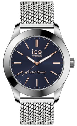 Men's ICE Steel Solar (40mm) Dark Dial / Watch - Ice-Watch - Modalova