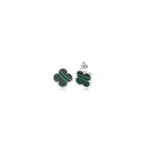 Silver Clover Leaf Stud Earrings G51374 Jewellery - James Moore TH - Modalova