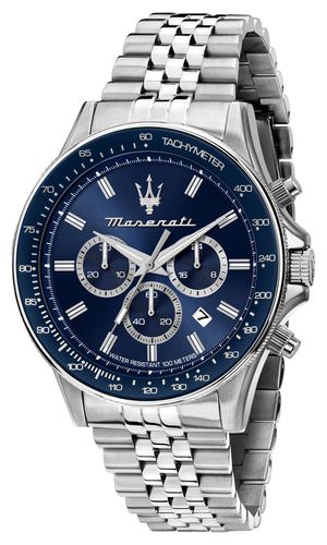 Men's Sfida Sport (44mm) Dial / Stainless Watch - Maserati - Modalova