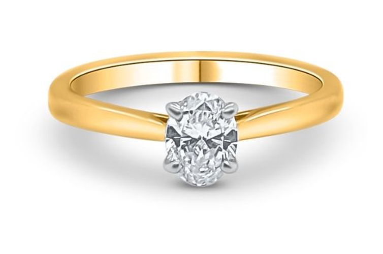 Bass Oval Diamond Set Ring 0.50 E Jewellery - Bass Jewellery - Modalova