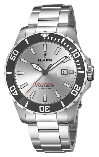 Diver Automatic (44mm) Dial / Stainless Steel Watch - Festina - Modalova