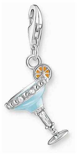 Blue Cocktail Glass Charm | | Jewellery - Thomas Sabo - Modalova