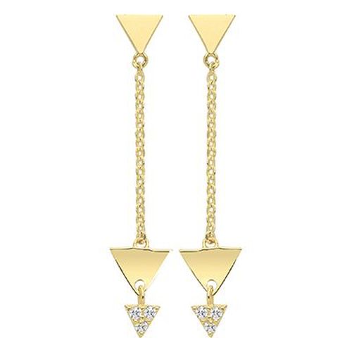 Cubic Zirconia 3 Triangles Jewellery - James Moore TH - Modalova